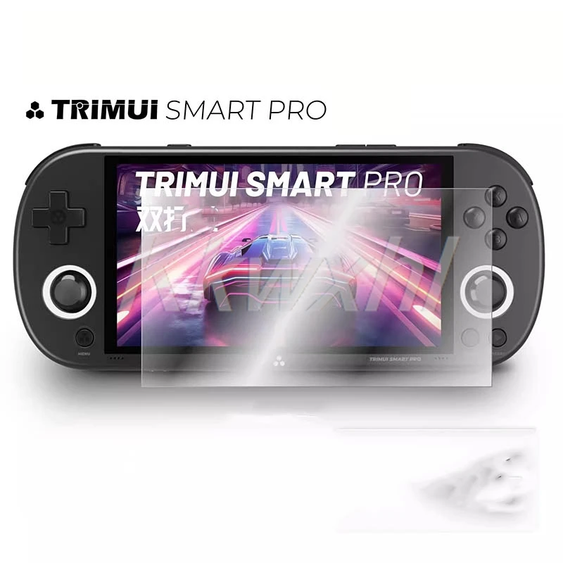 2-4 قطعة 9H HD الزجاج المقسى ل Trimui الذكية برو 4.96 "الريترو لعبة وحدة التحكم على TrimuiSmartPro SmartPro واقي للشاشة غطاء الفيلم