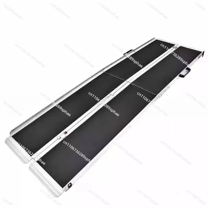 Aluminum Alloy Ramp for Barrier-Free Access, Uphill Step Plate for Easy Wheelchair Mobility and Smooth Transition