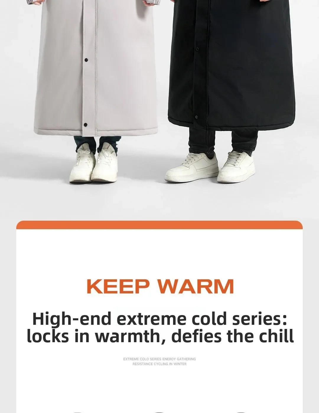 

Good Winter Velvet Thickened Men's and Women's Minus 40 Degrees Cold Clothing Three-proof Winter Windproof Cycling Clothing