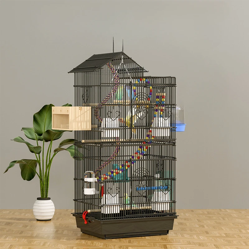 

Breeding Canary Bird Cage Shelter Breeding Bird Cage Stainless Steel Chicken Pigeons Jaula Decorativa Birdhouse Garden Birds