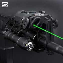 PEQ 15 IR Laser Red Dot Green Blue Infrared Sighting & M600C Scout Flashlight Wadsn/No Marking Switch PEQ Tactical Laser Set