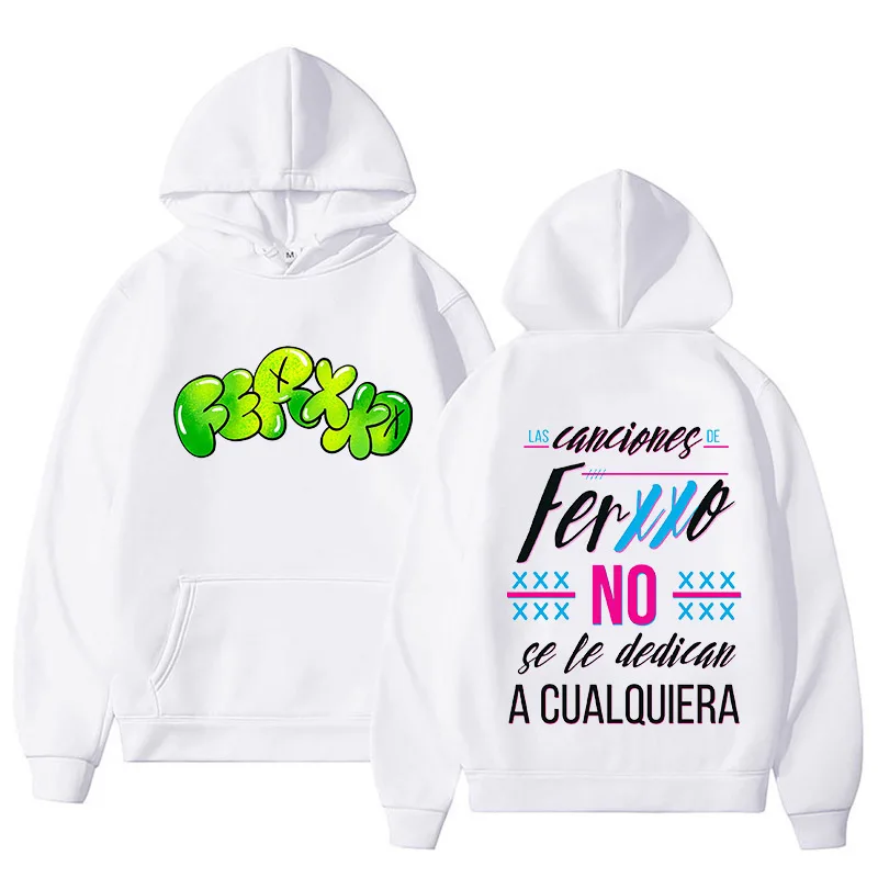 

Feid Ferxxoo Vintage Hoodies Rapper Feid Hoodie Casual Retro Sweatshirt Streetwear Hiphop Sweater Ferxxoo Oversize Pullover