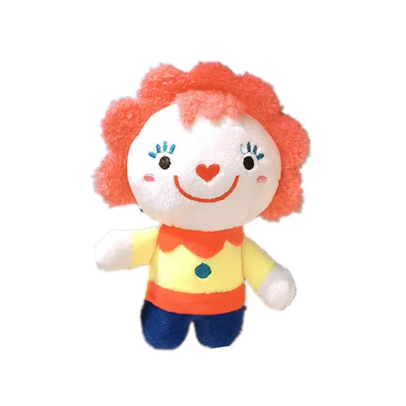 Clown Circus Cute Accessory Backpack BagKawaii Plush Toy Key Ring Cartoon Key Chain Car Pendant Soft Stuffed Birthday Xmas Gift