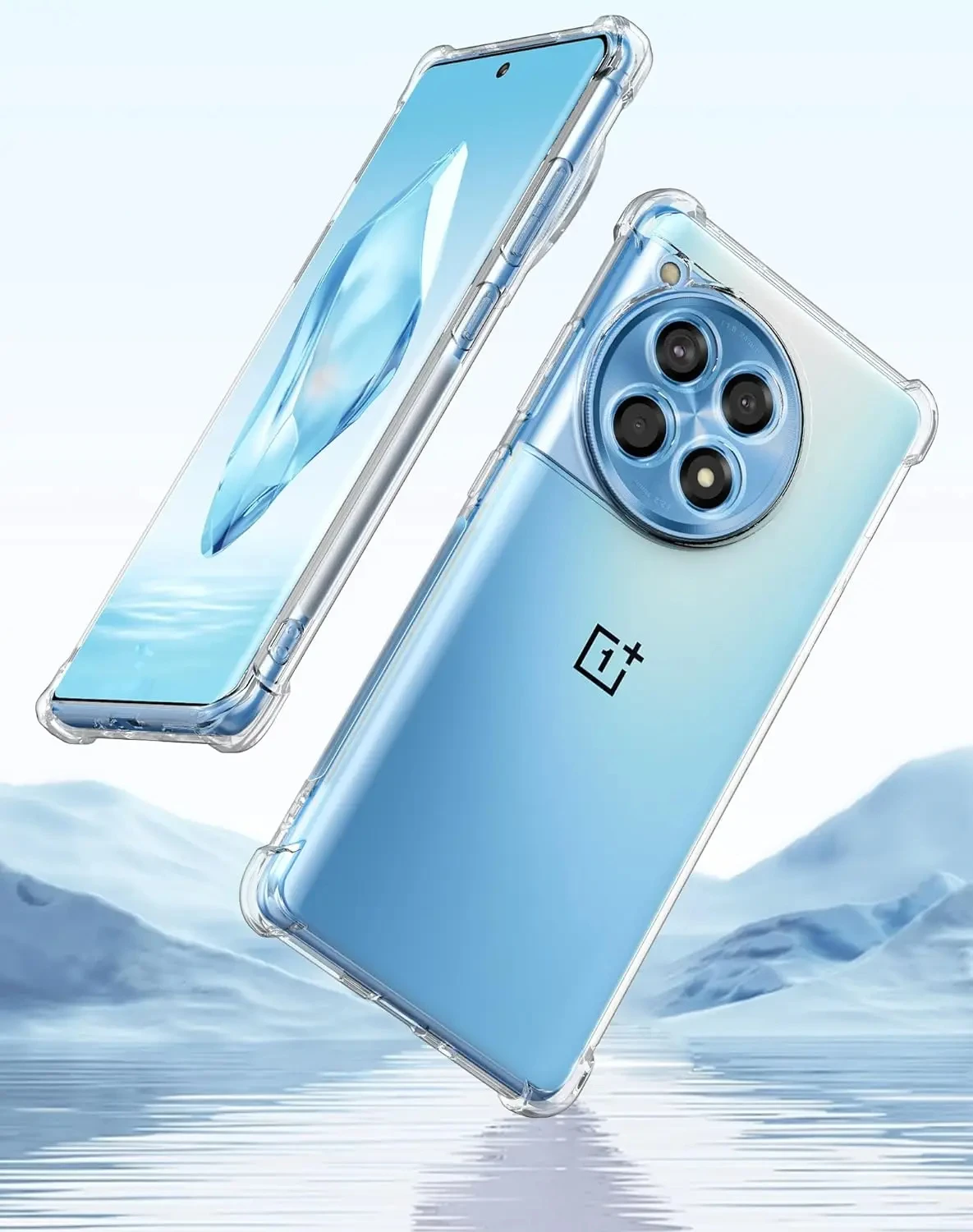 Wstrząsoodporna poduszka powietrzna obudowa TPU dla OnePlus 12 12R jeden Plus 11 11R 10 Pro 10T pokrowiec ochronny przezroczysty silikonowy Capa Fundas Coque