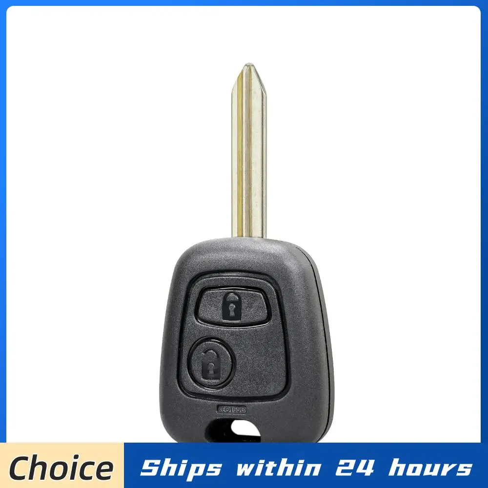

Запасной автомобильный ключ-пульт 433 МГц с чипом ID46, 2 кнопки, для автомобилей Citroen Saxo, Picasso, Xsara, Berlingo, аксессуары
