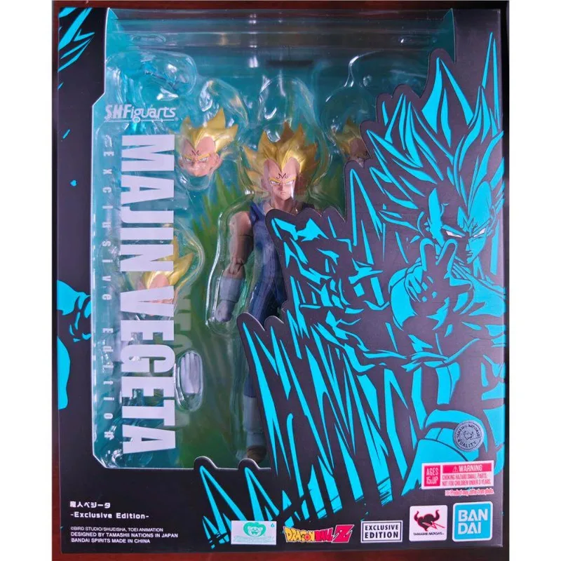 

Bandai Limited SHF Dragon Ball Majin Vegeta (Buu Saga) Action Figure Collectible Gift for Boys