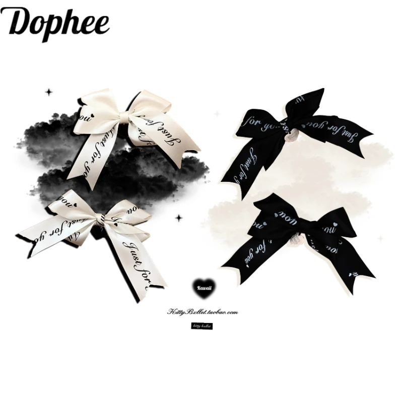 

Dophee Original Landmine System Women Hairpin English Letters Cute Headwear Japan Style Young Girls Sweet Hair Clip Lolita