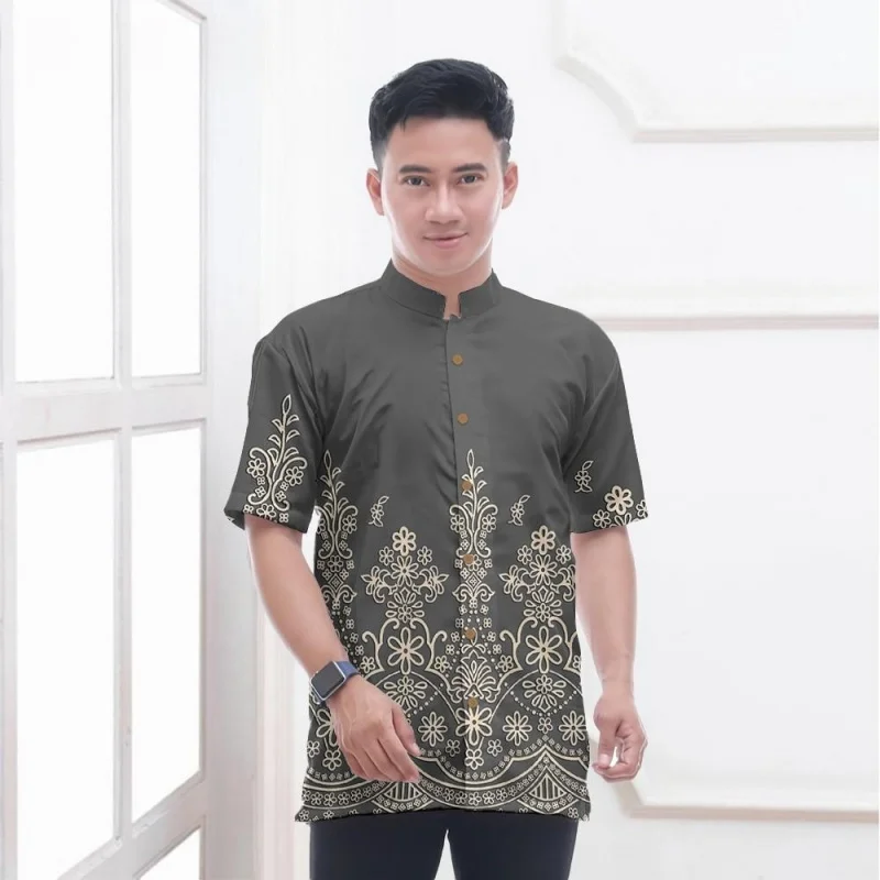 Abbigliamento da uomo Camicia hawaiana a maniche corte con scollo a V retrò Casual Vacanza all'aperto Streetwear Primavera Estate Stile nazionale Top Tee