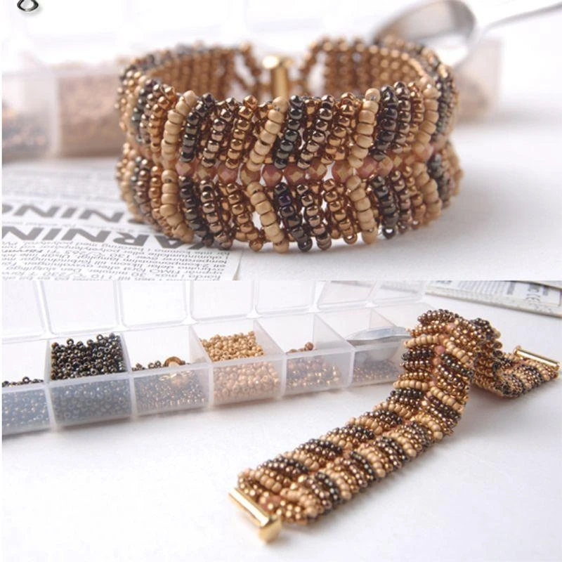 E56A Practical Necklace Tube Lock Jewelry Connectors Multi Strand Clasps DIY