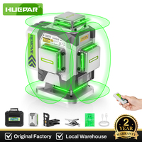 Huepar ZK04CG-L 4D 16 Lines Laser Level ±2mm High Accuracy Green Beam Self-leveling Cross Line Laser with 8000mAh Li-ion Battery