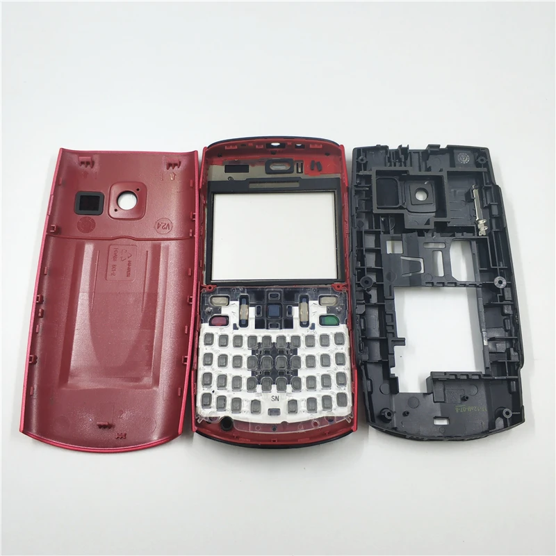 Full Housing Mobile phone shell For Nokia X2-01 X201 Front bezel + Middle Bezel +Battery Cover + English Keypad