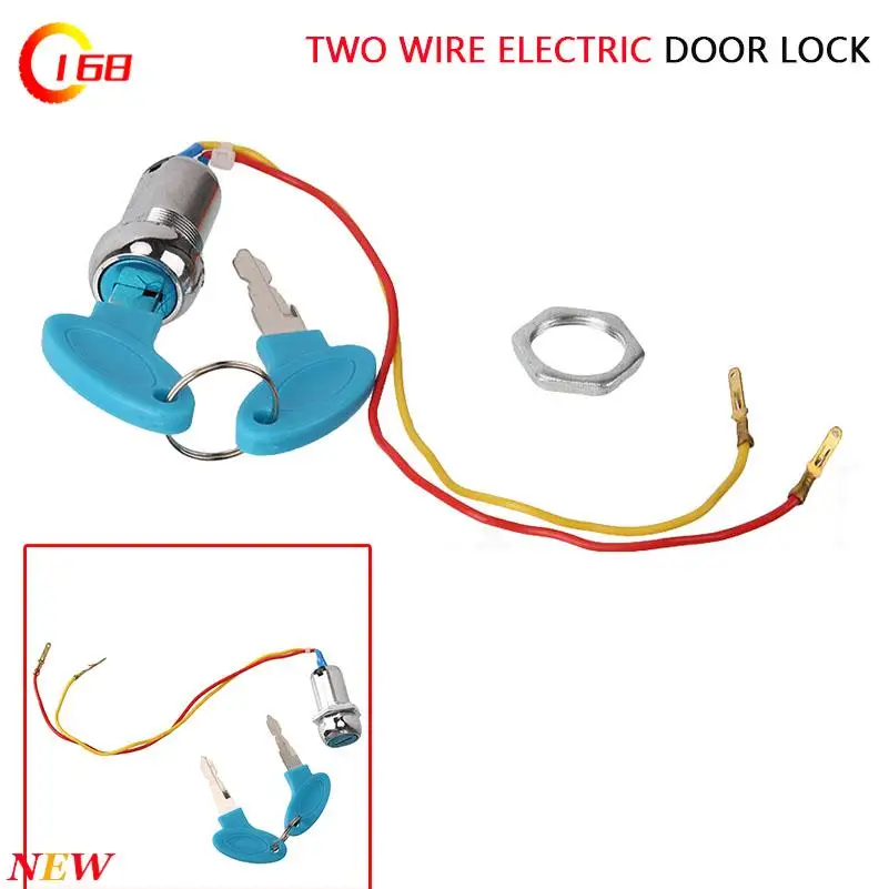 New Arrival 1 Set 2 Wire Key Ignition Switch Lock Motorcycle Go Kart Scooter Bike Switches For Motorcycle Electrical System