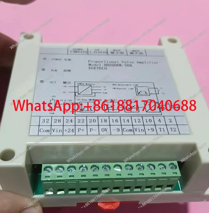 

Контроллер-усилитель для пропорционального клапана BD-2000K-50A, коробчатого типа