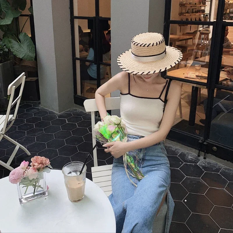 REALEFT 2025 Summer New Denim Skirts for Women Vintage High Waist Side Split Casual Long Pencil Solid Women's Skirts Female