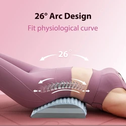 Lumbar Spine Reliever Lumbar Disk Protrusion Corrector Back Massage Stretching Anti-Hunchback Artifact Fitness