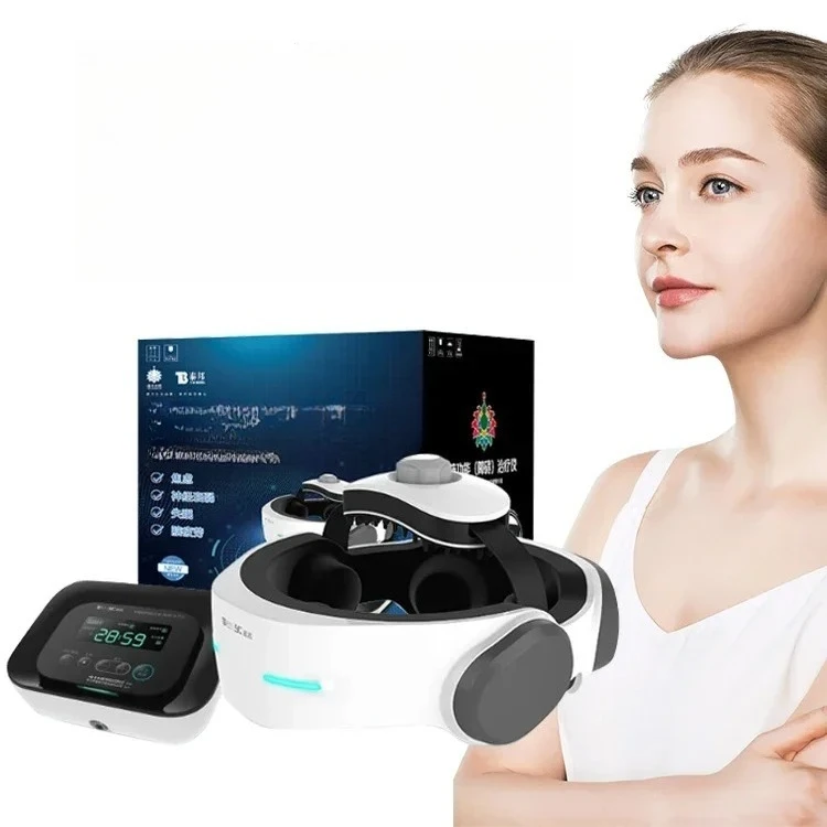 

Rtms Machine Head Massager Transcranial Stimulator Depression Migraine Manic Disorder Transcranial Magnetic Stimulation Rtms