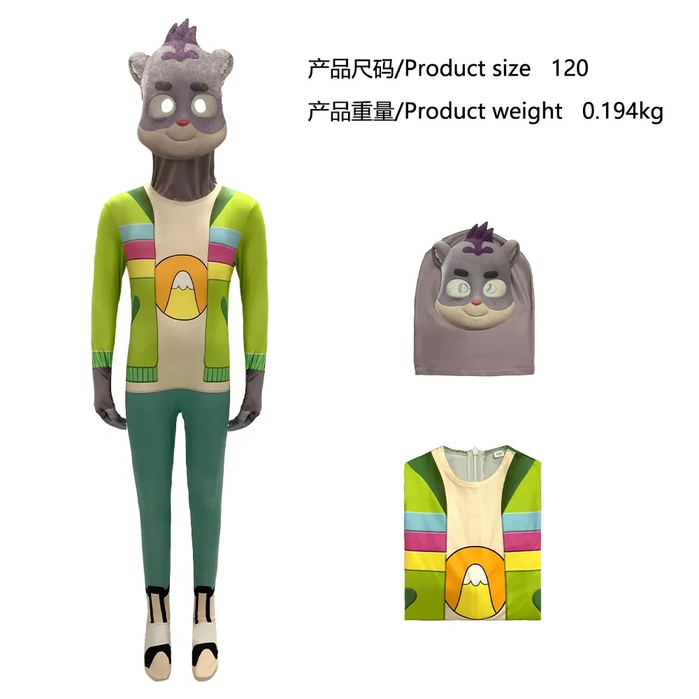 Cosplay Halloween Cos Jumpsuit Kit Casey Sam Snow Sam Casey Animal Detectives