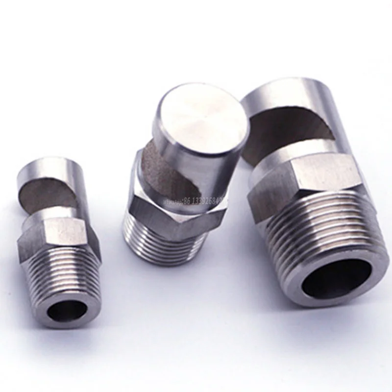 

Отраженная широкоугольная плоская вентиляторная насадка, нержавеющая сталь, спринклер BSP с наружной резьбой, 1/8 дюйма, 1/4 дюйма, 3/8 дюйма, 1/2 дюйма