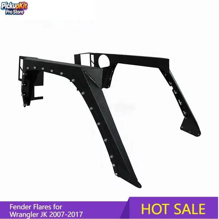

High Quality Durable Steel Wheel Arch Fender Flares Factory Price for Wrangler JK 2007-2017