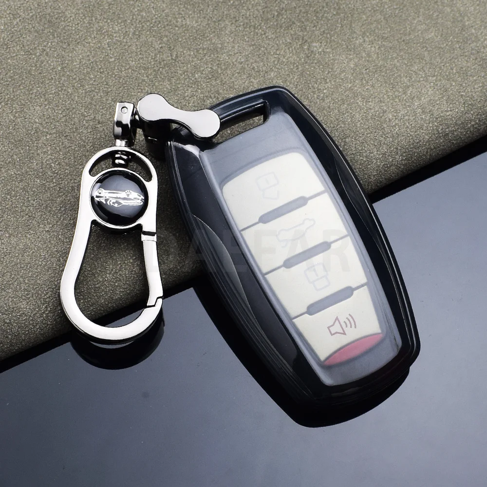 Transparent Car Key Case Cover for Great Wall Haval Jolion 2022 H6 H7 H4 H9 F5 F7 F7X F7H H2S GMW Dargo Shell Fob Accessories