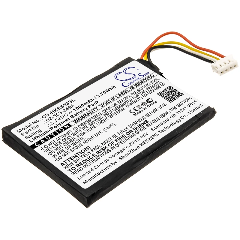 

Li-Polymer Speaker Battery for Harman/Kardon, 3.7V, 1000mAh , Compatible Models: HKNEOBRNBSG, Neo