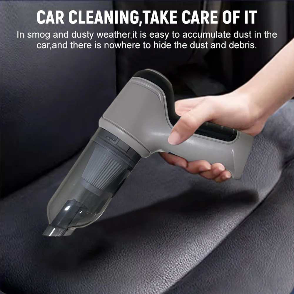 Portable New Powerful Handheld Vacuum Cleaner with Nozzles 9000pa Cordless Vacuum Cleaner for Car Home Office Dust Collector