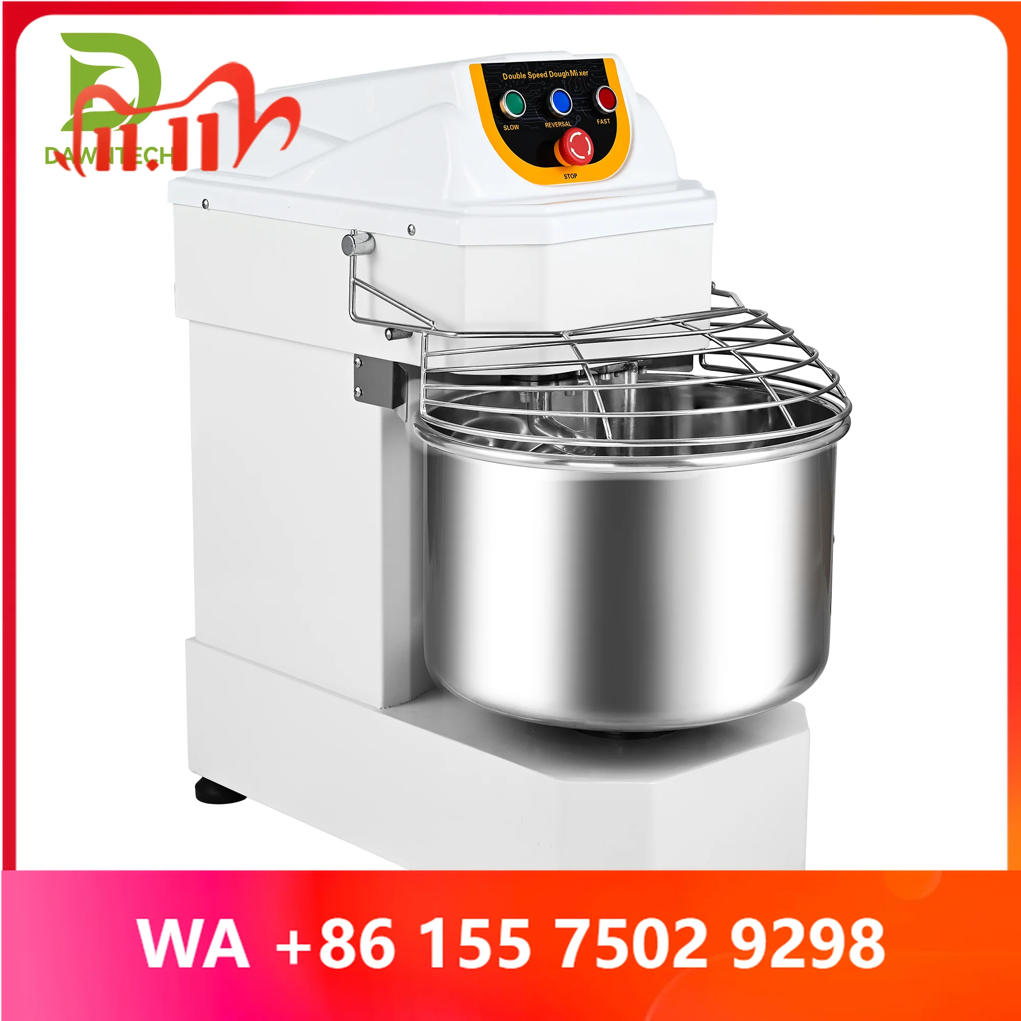 Ful Automatic Commercial Spiral Dough Mixer Impastatri a Spirale Dough hine Bread Prossing Industrial Bakery Equipment