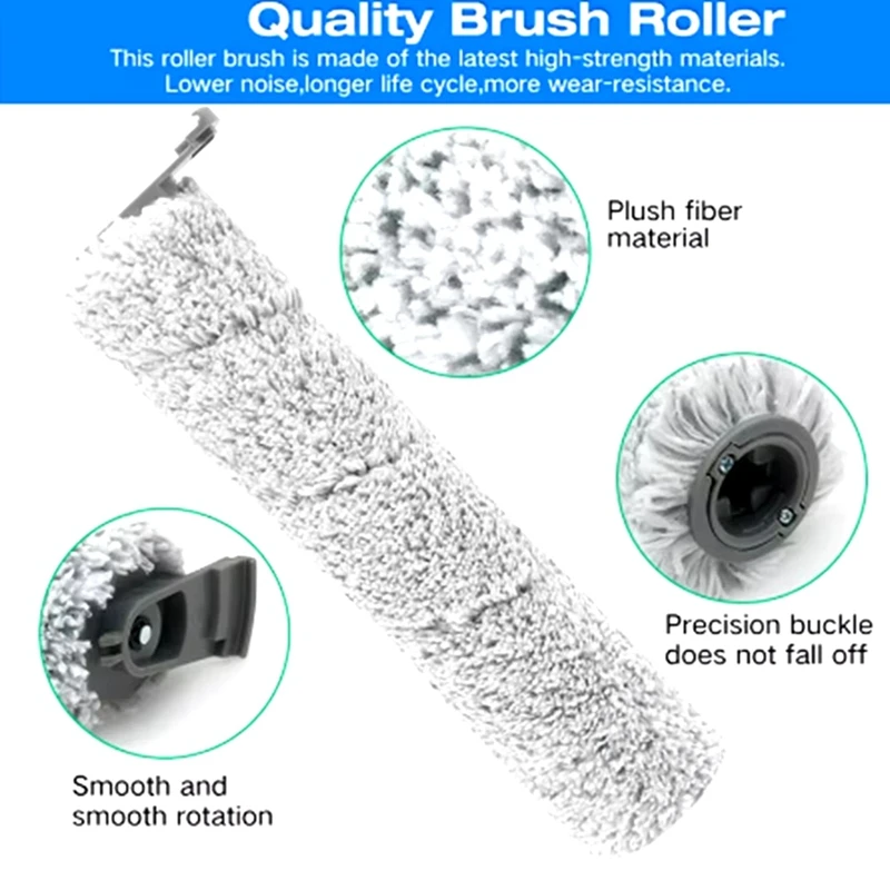 ウェットおよびドライ掃除機ローラーブラシ、フィルターアクセサリー、交換用スペアパーツ、Bissell Crosswave Omniforce 3882に適合