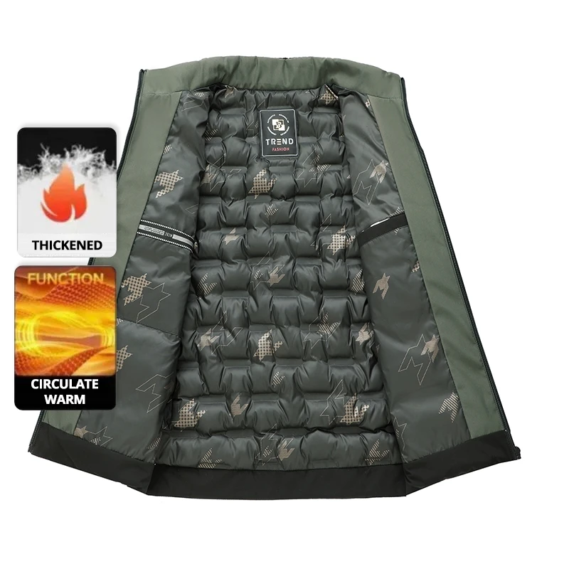 Grado superiore ​ ​ Giacca Parka corta invernale da uomo Giacca a vento Cappotti Bubble Puffer 2025 Nuovo capospalla trapuntato moda casual