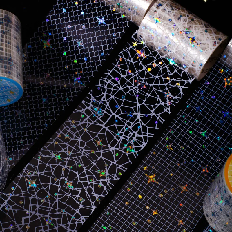 Малярная лента Mr. Paper Line Crack, 1 рулон, красочная лента со звездным небом, домашний справочник, мобильное украшение «сделай сам», подарки для друзей