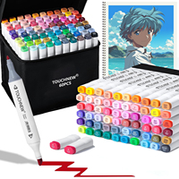 40 Colors Alcohol Markers Dual Tips Alcohol-Based Art Markers for Kids and Adults in Coloring, Painting