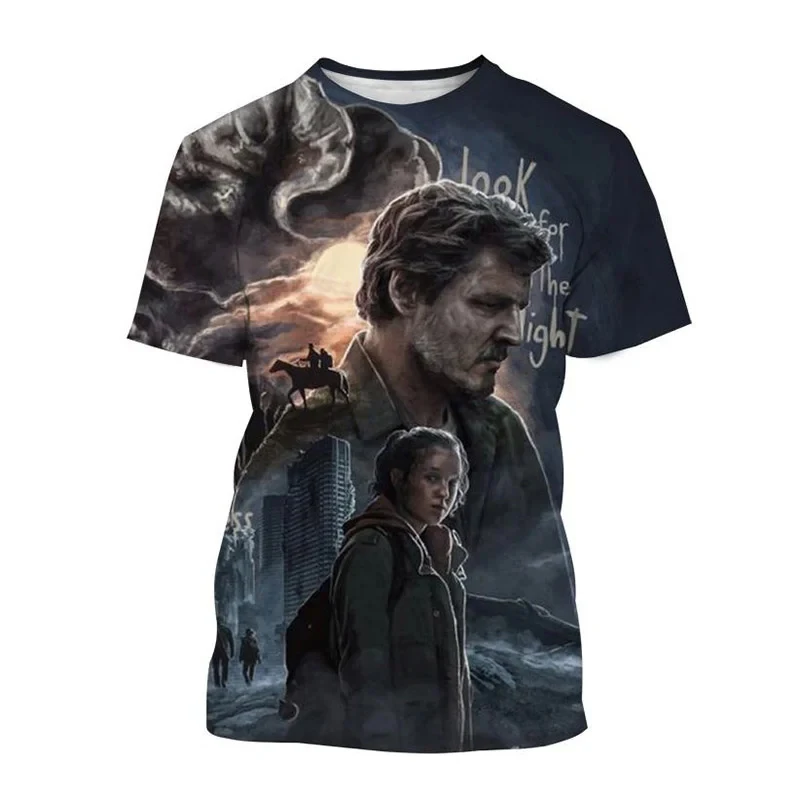 The Last Of Us T-Shirts Game 3D Print Streetwear Men Women Casual Fashion Oversized Short Sleeve T Shirt Kids Tees Tops Clothing