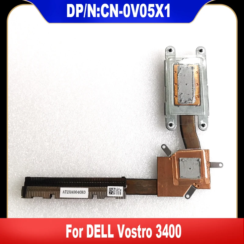 مبرد تبريد للكمبيوتر المحمول طراز vostro 3400 من Dell ، أنبوب نحاسي cn-0v05x1 v05x1 v05x1 ، عالي الجودة ، سريع الشحن