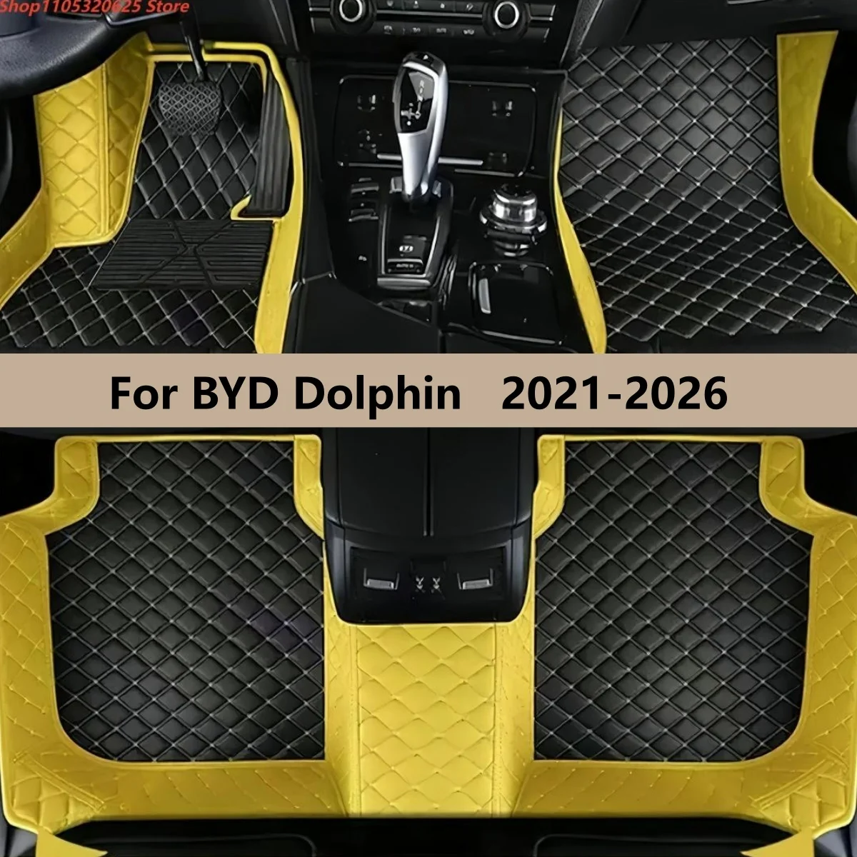 

Car Floor Mats For BYD Dolphin 2021 2022 2023 2024 2025 2026 Leather Pad Foot Cover Cover Full Set Auto Interior Accessories