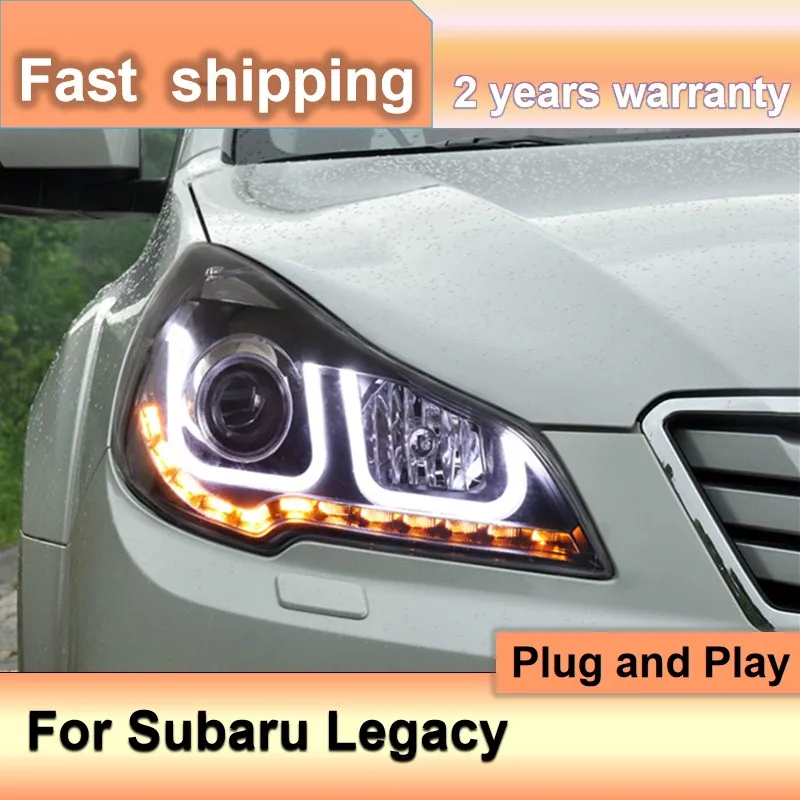 Car Accessories for Subaru Legacy Head Light 2010-2016 Outback Headlight Legacy Head Lamps LED DRL Turn Signal High Beam