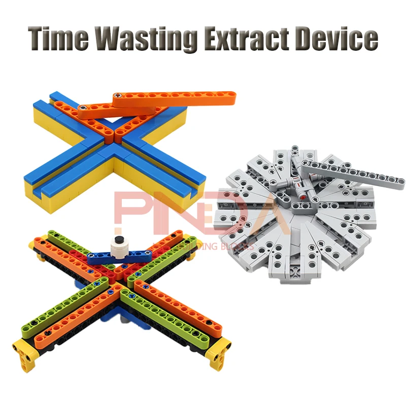 MOC Time Wasting-dispositivo de extracción 2744 3673 32524, bloques de construcción compatibili con la serie City, accessori, r