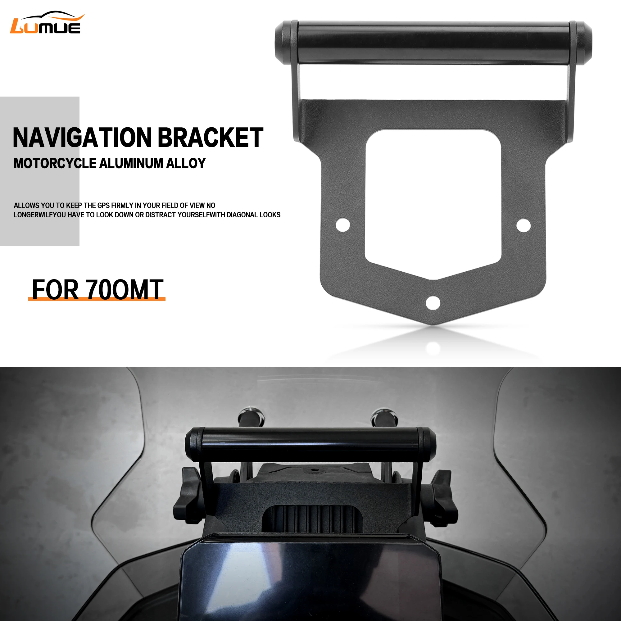 

Для CFMOTO700MT 2025 GPS-навигация 22 мм удлинитель держатель мобильного телефона для CFMOTO 700MT 2025 подставка для мобильного телефона Поддержка