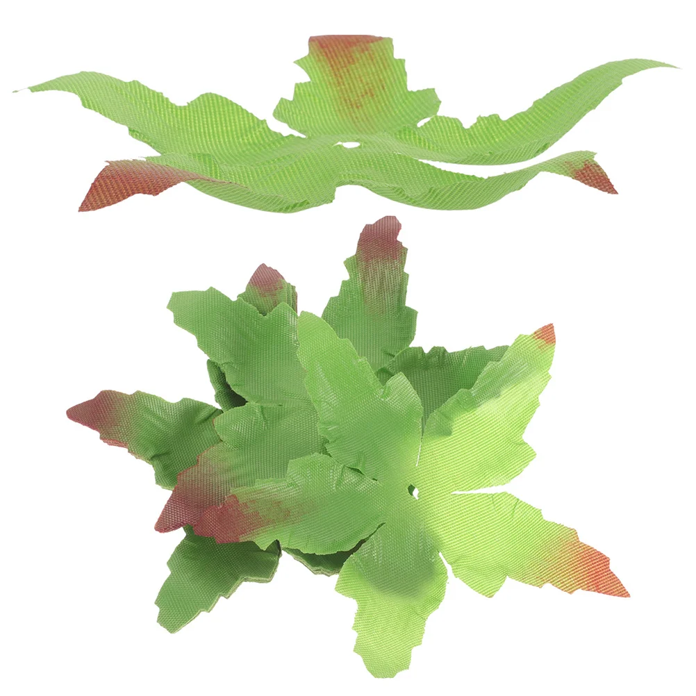 60 個のバラの花の花びら生地グリーンの花びら DIY 人工花作りクラフト用品偽の花びら容器