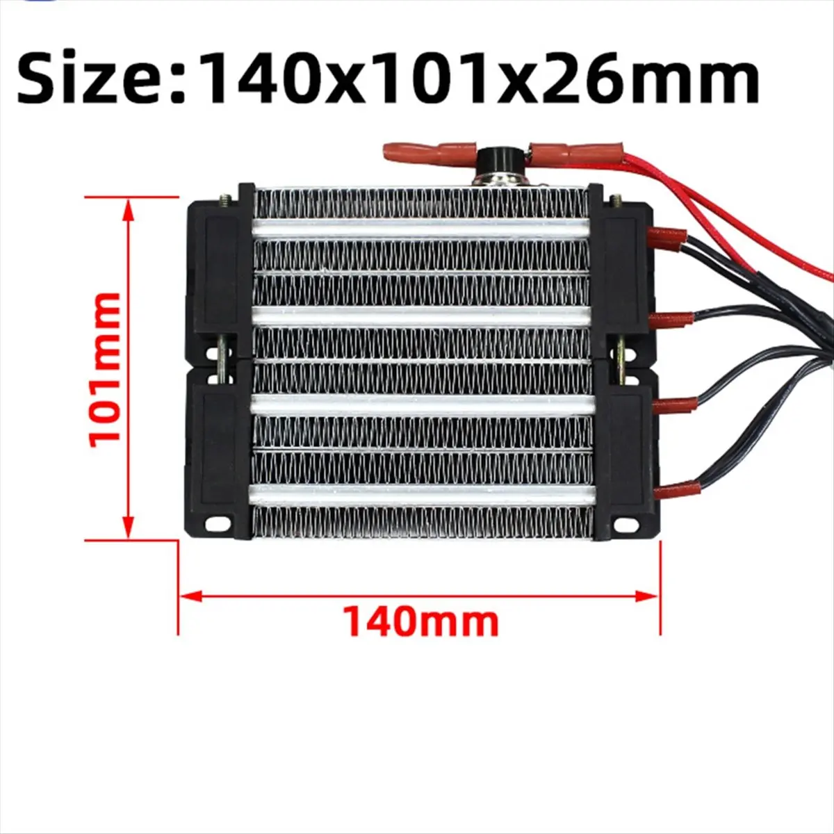 Friendly!AC DC 220V 1000W Insulated PTC Ceramic Air Heater Electric Heater Parts 220V Heating Resistance Temperature Control