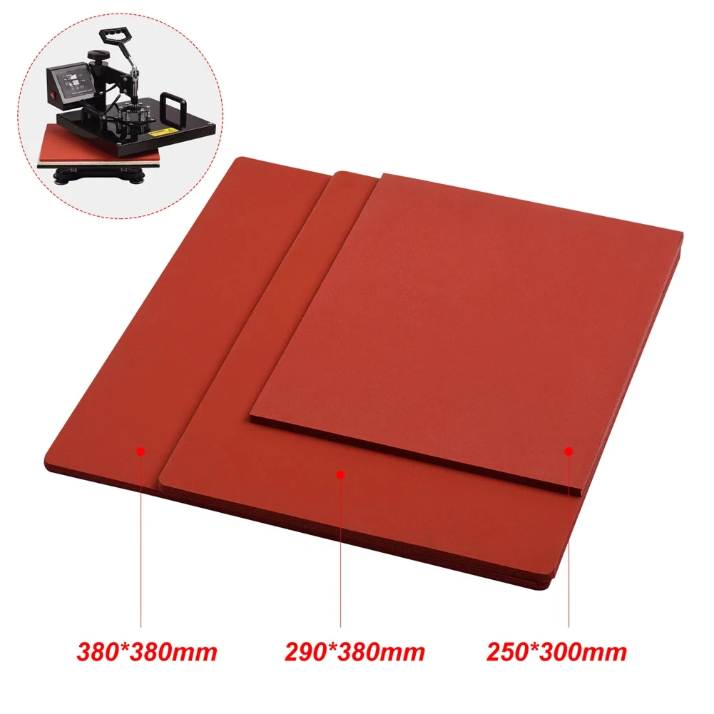 Warmteperspads Siliconen rubberen pad Bestand tegen hoge temperaturen Platen voor hittepers Voor Cricut Voor Gemakkelijk voor pers 2
