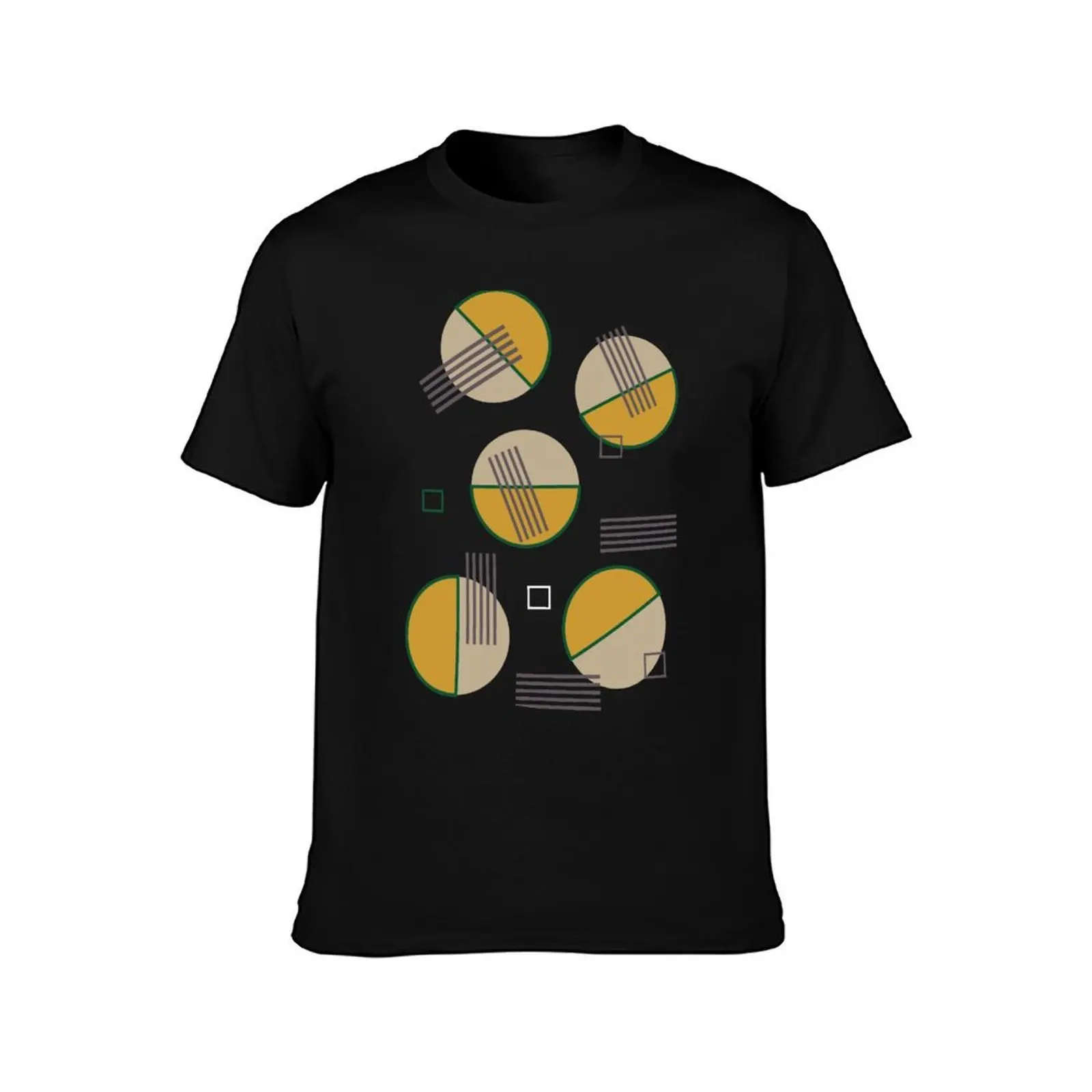 Abstract Composition 09 T-Shirt Casual All Match Short Sleeve T-Shirt