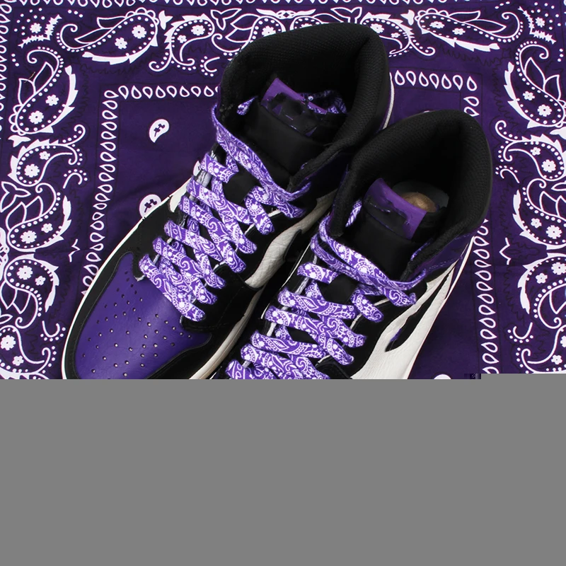 Flache Schnürsenkel, Cashew-Blumen-Schnürsenkel für Sneakers, Vergoldung, handbemalt, für Sport, Freizeit, Basketball, Tennis, Schnürsenkel, Schnürsenkel – Detail 9