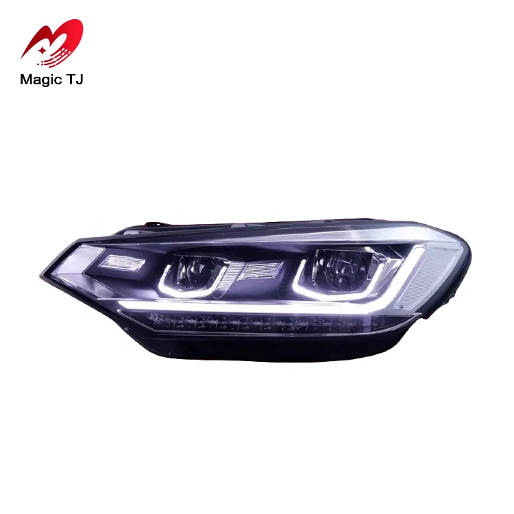 2016-2019 جديد توران LED مجموعة مصابيح أمامية 6000 كيلو لون زينون DRL النهار تشغيل ضوء بدوره إشارة غاسل تعديل #3