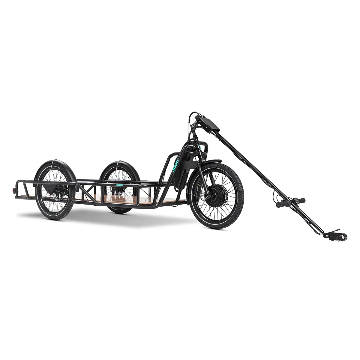 

Durable Sturdy Bicycle Bike Trailers 300Kg Large Loading Capacity Carbon Steel Trailer