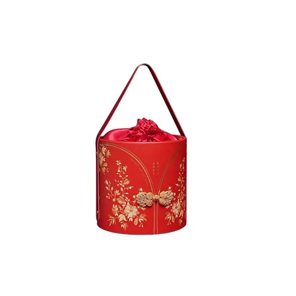 

Frog Botton Flower Bucket Bag Wrist Bag Large Capacity Ins Wedding Candy Bag Festive Sugar Bag Storage Bag Chinese Style Handbag