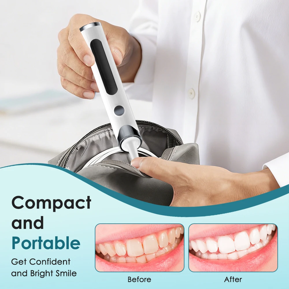 5 Modes Electric Tooth Polisher Teeth Whitening Strips Kit Plaque Calculus Tartar Remover Dental Stone Cleaner Dental Scaler image 6