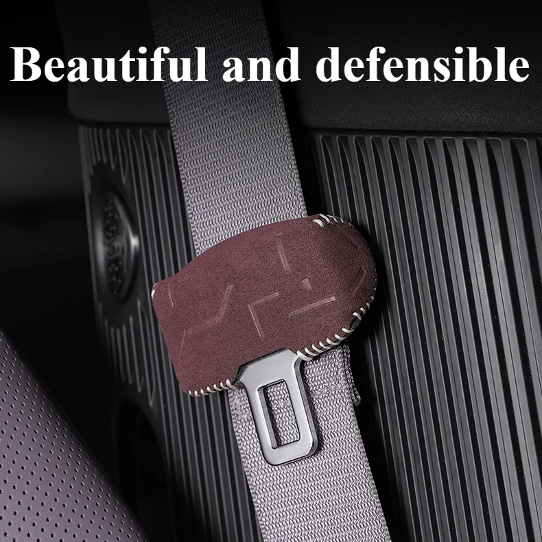 For Avatr 12 Auto special silicone safety buckle protective cover Car insurance buckle anti-collision fixed card button head