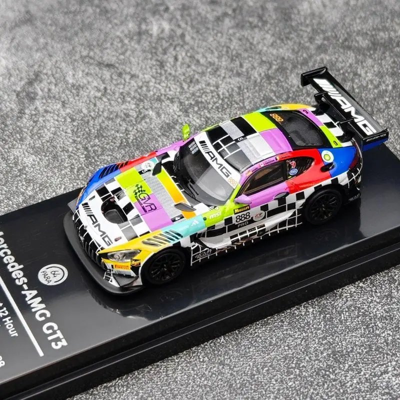 

PARA 1:64 Mercedes AMG GT3 2025 Bathurst 12H Gruppel #888 Alloy Model