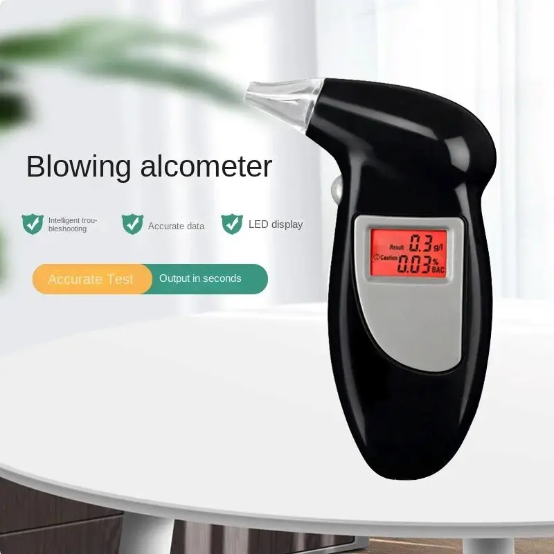 Alcohol tester, alcohol driving tester, portable digital display tester, air blowing tester, car and home dual-use