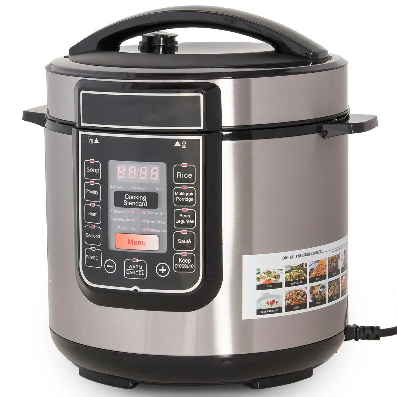 

High Quality 1000W 6L Large Capacity Electric Pressure Cookers Stainless Steel Rice Cookers